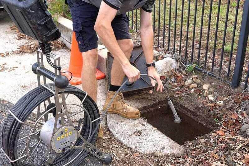 Professional drain cleaning services in Penrith remove tree roots and debris